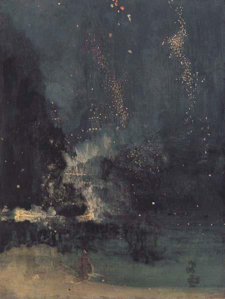 James Mcneill Whistler Noc-turne in Black and Gold:the Falling Rocket (mk43) China oil painting art